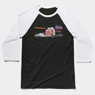 80s Highway Baseball T-Shirt